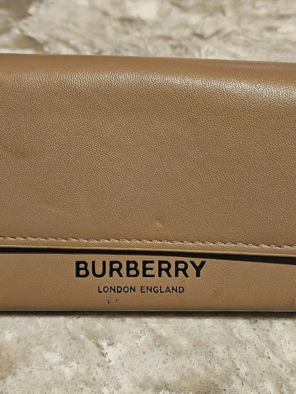 Burberry Beige Glasses Case